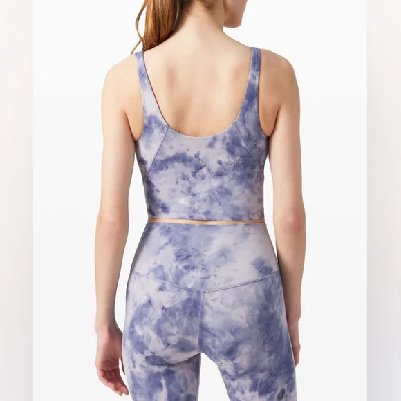 Lululemon Align Tank *Diamond DyeDiamond Dye Iced Iris Peri Purple Sz 10 - Picture 2 of 6